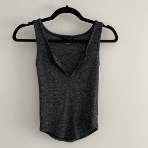 Urban planet heather charcoal grey tank top